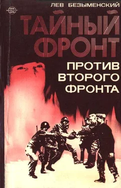 Лев Безыменский Тайный фронт против второго фронта обложка книги