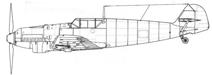 Bf109D1 первых серий Bf109 D1 поздних серий Bf109 D1 поздних - фото 103