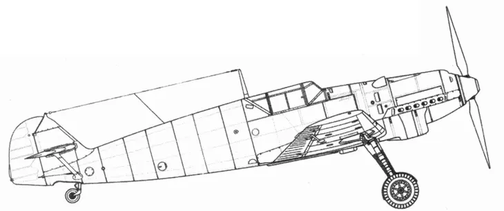 Bf109 D1 поздних серий Bf109C Bf109 D1 поздних серий Bf109 E0 - фото 106