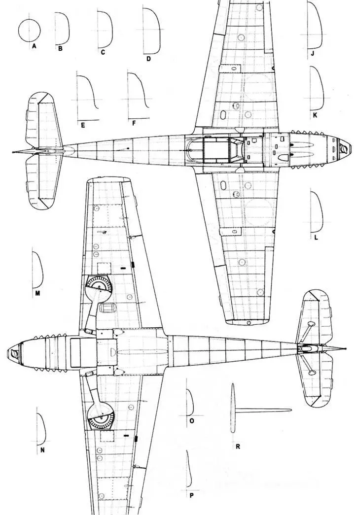 Bf109C Bf109 D1 поздних серий Bf109 E0 Bf109 E0 - фото 107
