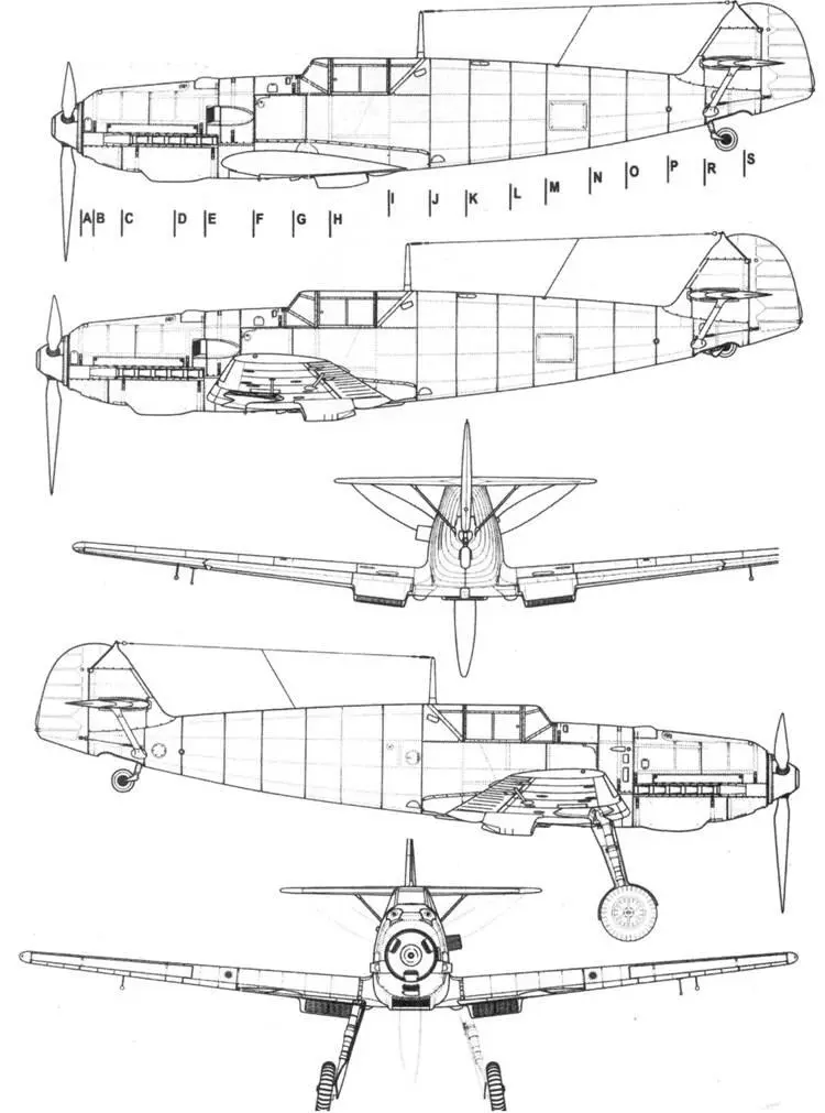 Bf109 Е1 Bf109 E1 Bf109 E3 Bf109 E3 - фото 110