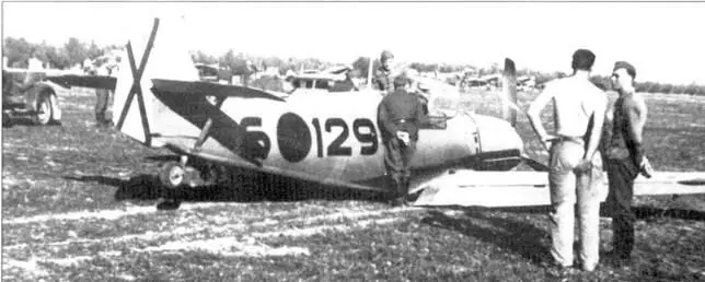 Результат грубой посадки на Bf109E1 Rata ревели кружась вокруг меня - фото 166