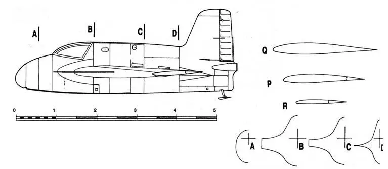Me 163 A вид слева Me 163 В V1 Me 163 ВV6 с двухкамерным двигателем - фото 49