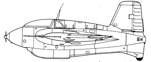 Me 163 В0 с пушками MG 15120 производства фирмы Мессершмитт Me 163 В0 - фото 52