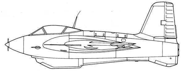 Me 163 С вид слева Me 163 С вид спереди Me 163 С вид сверху - фото 65