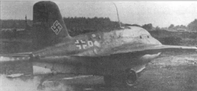 Me 163BI из ЕК 16 на старте И270Ж Микоян воспользовался общей - фото 78