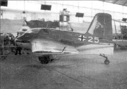 Me 163 WNr 191904 на выставке в Абингдене 1970 г Me 163 WNr 191904 в - фото 89