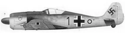 7 FW190A3 черная 1 WkNr 432 командира 11JG1 оберлейтенанта - фото 22
