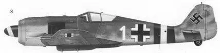8 Fw190A6 белая I командира Sturmstaffel 1 майора ГансаГеорга фон - фото 44