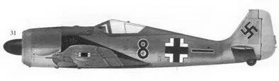31 Fw190A3 черная 8 командира 5JG26 оберлейтенанта - фото 105
