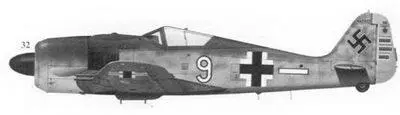 32 Fw190A7 белая 9 WkNr 642527 оберфельдфебеля Адольфа Глупца - фото 106