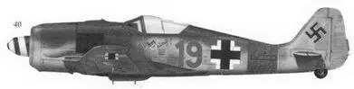 40 Fw190A8 красный 19 WkNr 172733 унтерофицера Эрнста Шредера - фото 120