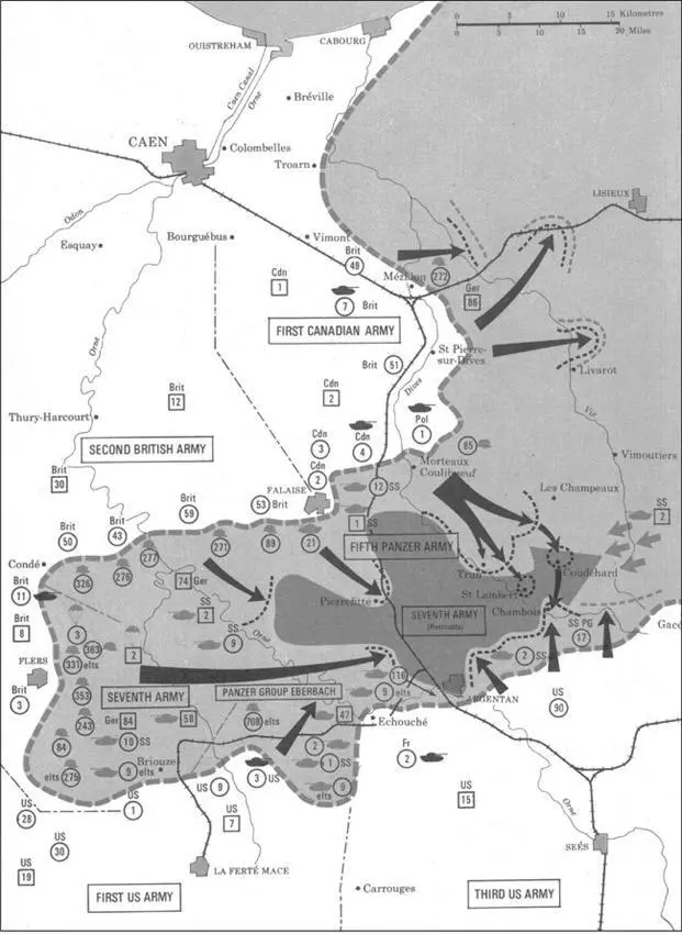 The Falaise Pocket 1620 August 1944 The Allied Breakout and race the - фото 7