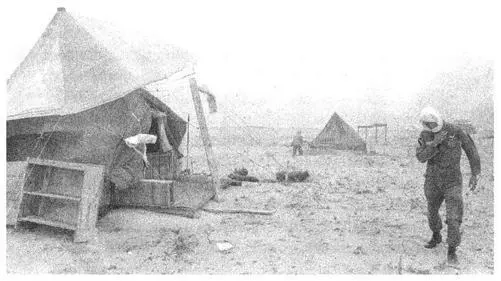 Towler battles a sandstorm on the beach at Tuy Hoa That lone figure by the - фото 43