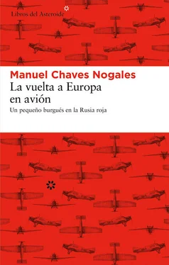 Manuel Chaves Nogales La vuelta a Europa en avión