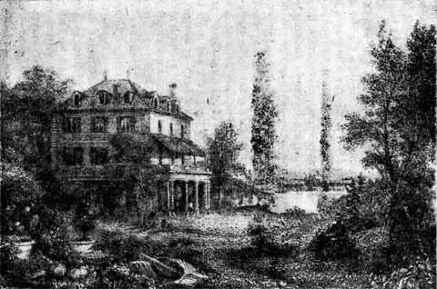 Вилла Диодати на Женевском озере Одна из карикатур на Байрона Шильонский - фото 13