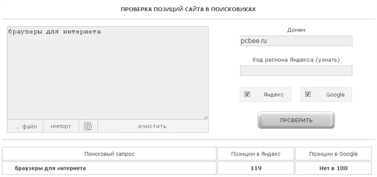 Рис 524 По запросу браузеры для интернета сайт оказался далеко не в ТОП10 - фото 144