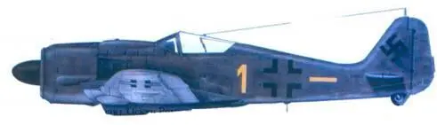 2 Fw 190А8 майор Бернд Галлович мврт 1945года 3 Fw 190D9 - фото 114
