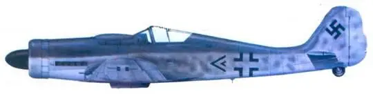 3 Fw 190D9 оберлейтенант Оскар Ромм март 1945 года 4 Fw 190D9 - фото 115