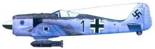 5 Fw 190А3 капитан ФридрихВильгельм Штракельян июнь 1943 года 6 Fw - фото 117