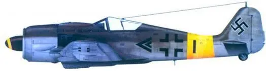 7 Fw 190А8 капитан Герберт Куча февраль 1945 года 8 Fw 190А3 капитан - фото 119