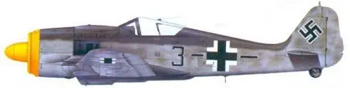 17 Fw 190A8 унтерофицер Гельмут Йонс ноябрь 1944 года 18 Fw I90A8 - фото 129