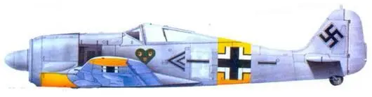 21 Fw 190A4 подполковник Ханнес Траутлофт декабрь 1942 года 22 Fw - фото 133