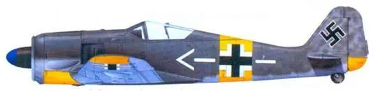 22 Fw 190А4 майор Губертус фон Бонин von Bonin август 1943 года 23 Fw - фото 134
