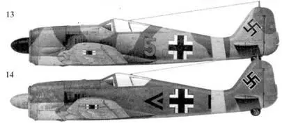 13 Fw 190A4 желтая пятерка лейтенант Йозеф Йенневайн Jennewein 3 JG - фото 26