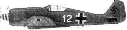 33 Fw 190A8 белое двенадцать оберлейтенант Йозеф Хайнцеллер - фото 61