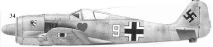 34 Fw 190A4 белая девятка фельдфебель Карл Шнёррер Schnoerrer 1JG - фото 62