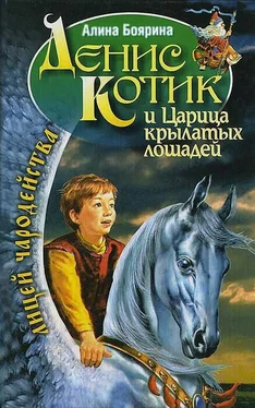 Алина Боярина Денис Котик и Царица крылатых лошадей обложка книги