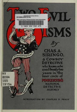 Чарльз Сиринго Два злобных изма: пинкертонизм и анархизм обложка книги