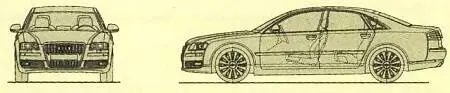Технические характеристики Audi А8 L6 W12 Кузов седан Количество - фото 39