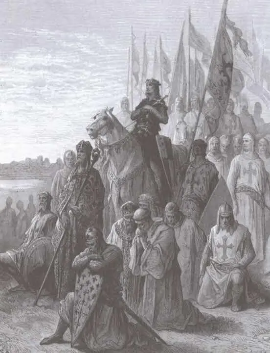 Людовик IX перед Дамьеттой Художник Г Доре Генрих VI Средневековая миниатюра - фото 28