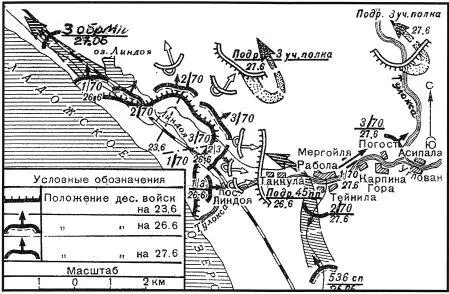 Боевые действия 70й ОМСБР на берегу 2327 июня 1944 г в ходе Тулоксинской - фото 67