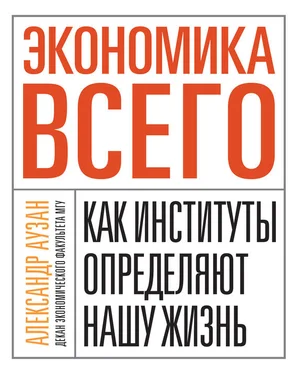 Александр Аузан Экономика всего. Как институты определяют нашу жизнь обложка книги