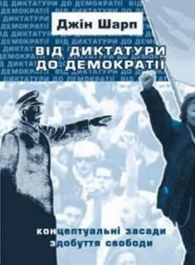 Джін Шарп Від диктатури до демократії обложка книги