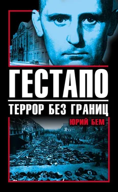 Юрий Бем Гестапо. Террор без границ обложка книги