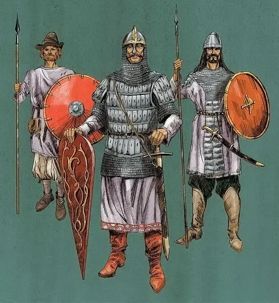 Дружинник ополченец черный клобук И Сакуров Слабой стороной русской - фото 144