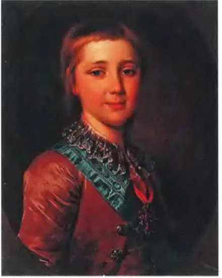 Великий князь Александр Павлович в детстве Художник ДГЛевицкий 1787 г - фото 70