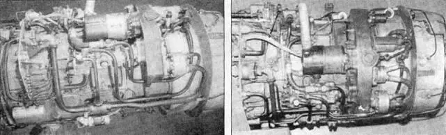 Обвязка двигателя Jumo 004 модификации R2 слева и более ранней модификации - фото 110