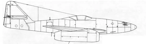Me 262 HG II с двигателями HeS 011 Me 262 HG II с двигателями HeS 011A с - фото 32