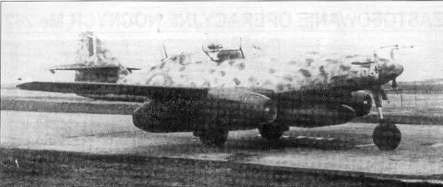 Ночной Швальбе красная 6 StDizier уже в британской окраске Ме262 - фото 3
