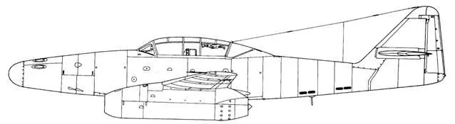 Me 262 B2a с радаром FuG 240 Berlin Me 262 В2 с двигателями HeS 011А и - фото 47