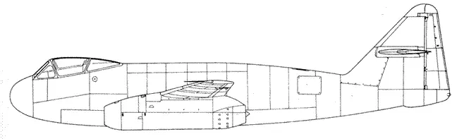 Р 1100 другой вариант Р 1100 третий вариант Mistel Me 262 A202 - фото 68