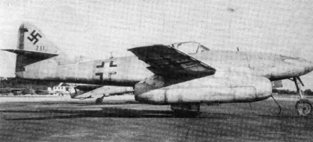 Ме262 AIa W 111711 захваченный американцами 30 марта 1945 года в - фото 88