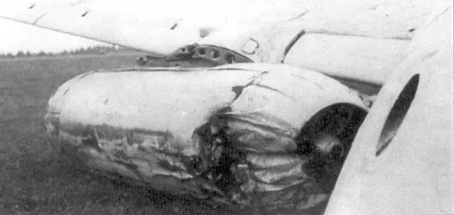 Три снимка фрагментов разбитого при посадке 16 апреля 1944 года в результате - фото 38