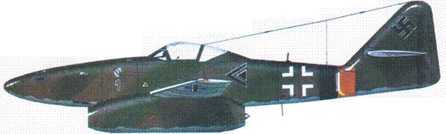Me 262А1а майора Рудольфа Зиннера из 1IIJG 7 март 1945 г Me 262A1a - фото 114
