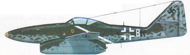Me 262A1a JaboB3BR 7KGJ 54 март 1945 г Me 262A2aB3GL IKGJ - фото 118